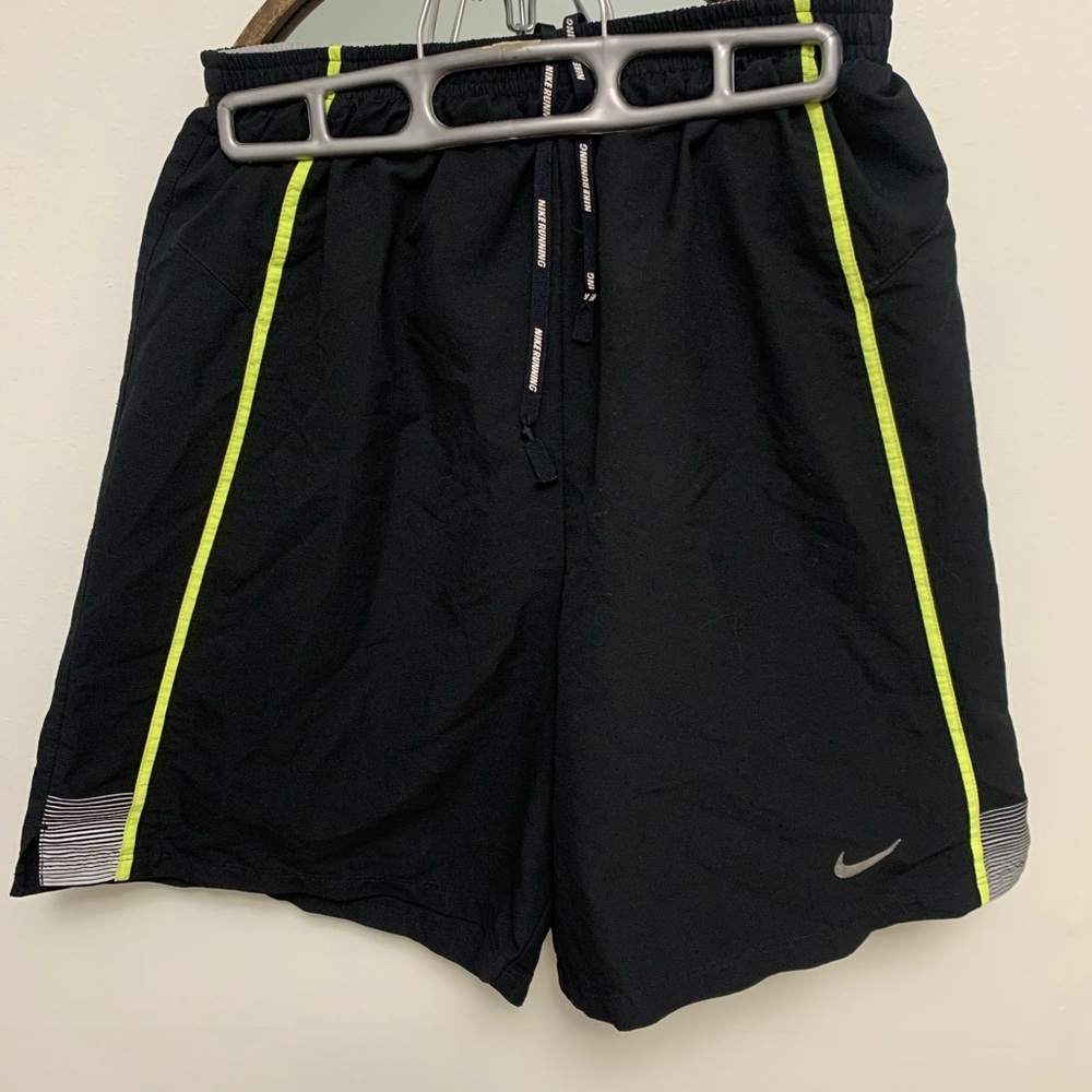 Unisex black Nike active shorts